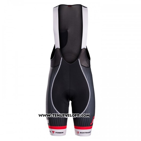 2016 Maillot Ciclismo Trek Segafredo Noir et Blanc Manches Courtes et Cuissard